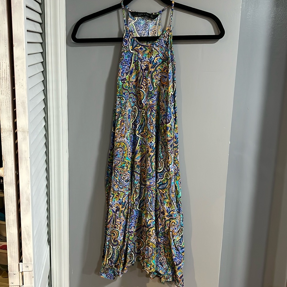ZARA WOMAN Paisley Medium Mini Dress